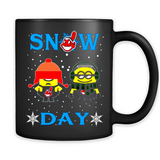 Snow Day Shirt For Cleveland Indians Vs Minion Fans pingpong