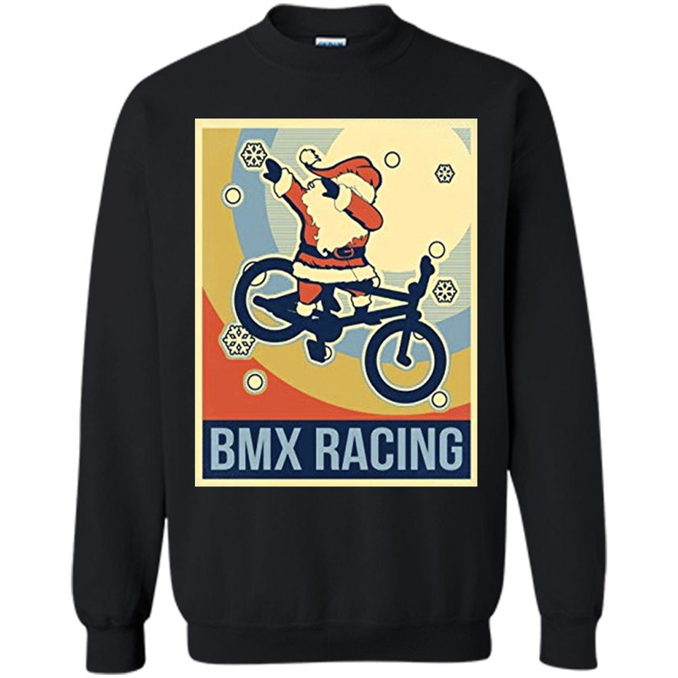 bmx racing dabbing Santa Christmas