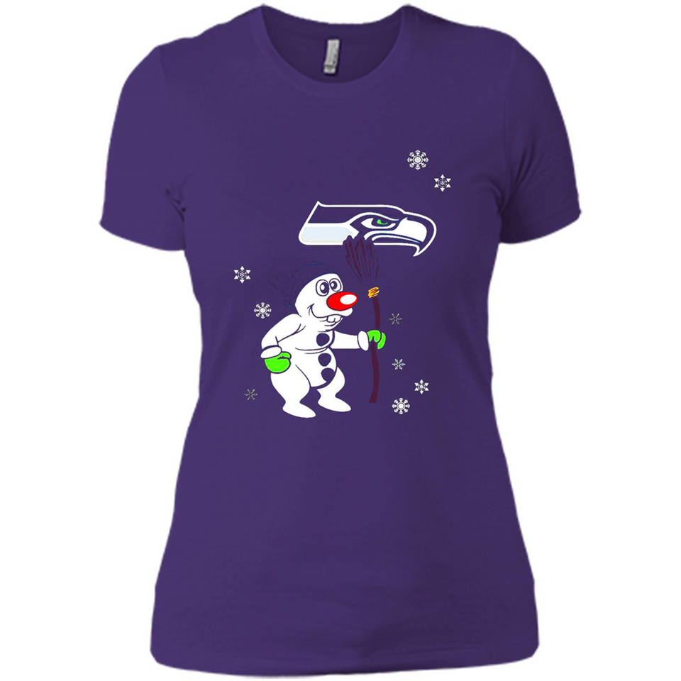 Seattle Seahawks Snowman