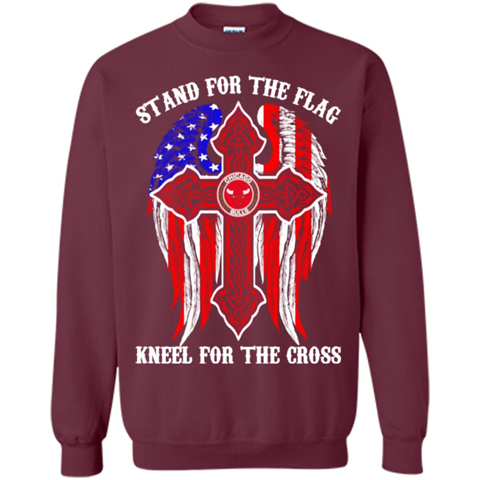 Chicago Bulls - stand for the flag kneel for the cross