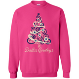 Dallas Cowboys NFL Football Team Logo Christmas Tree T-Shirt - Sweatshirt