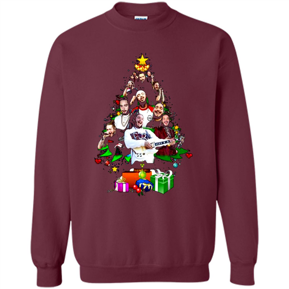 Post Malone Christmas Tree Sweater PINGPONG