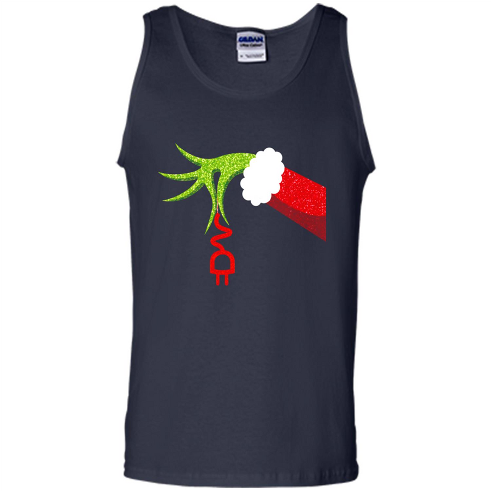 Funny Grinch Hand Holding Electrician Ornament Christmas PING PONG