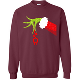 Funny Grinch Hand Holding Electrician Ornament Christmas PING PONG