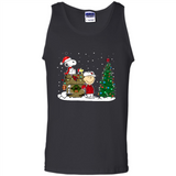 Arizona Cardinals Snoopy The Peanuts Movie Christmas Football Super Bowl pingpong - Tank Top