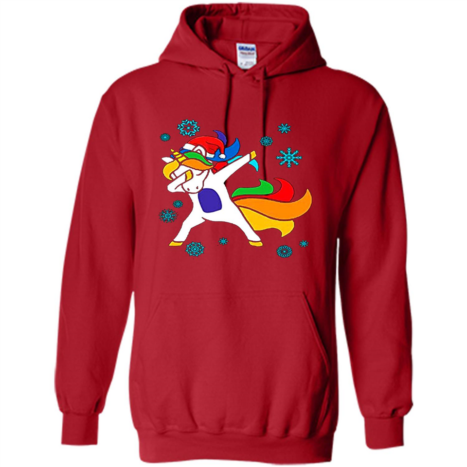 Christmas Dabbing Unicorn - Hoodie