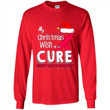 My Christmas Wish Is A Cure Breast Cancer Awareness sweater PINGPONG
