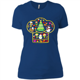 Chef Hat Christmas Ornament - Ladies' Boyfriend T-Shirt