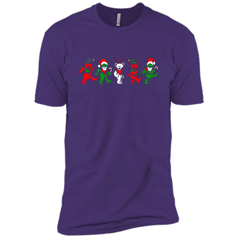 Dancing Bears Dance Christmas For Xmas Sweatshirt - Premium Short Sleeve T-Shirt