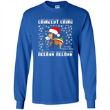 Amazing Dominick The Christmas Donkey-Italian Christmas Donkey - Long Sleeve T-Shirt