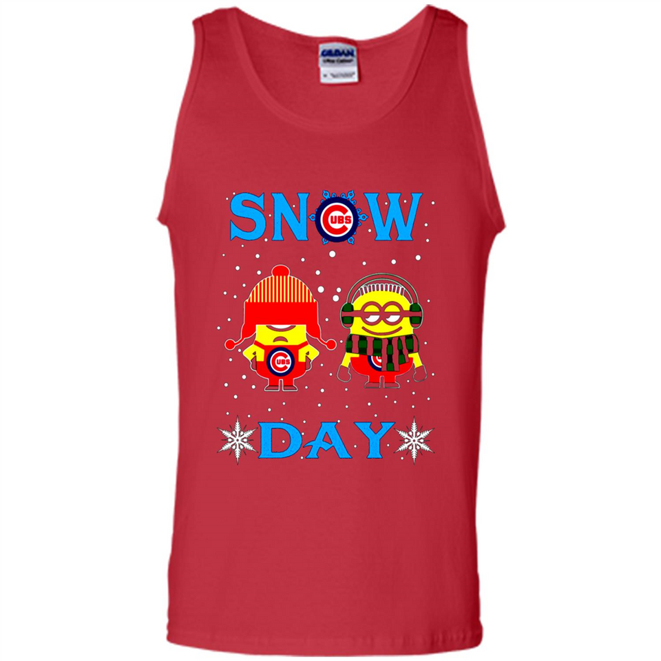 Snow Day Shirt For Chicago Cubs Vs Minion Fans pingpong
