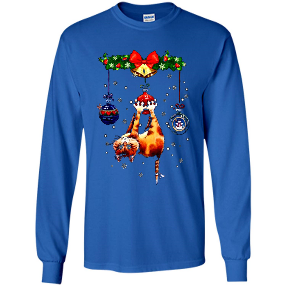Merry Christmas Funny Cat Christmas sweater, sweater PINGPONG