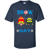 Snow Day Shirt For Boston Red Sox Vs Minion Fans pingpong