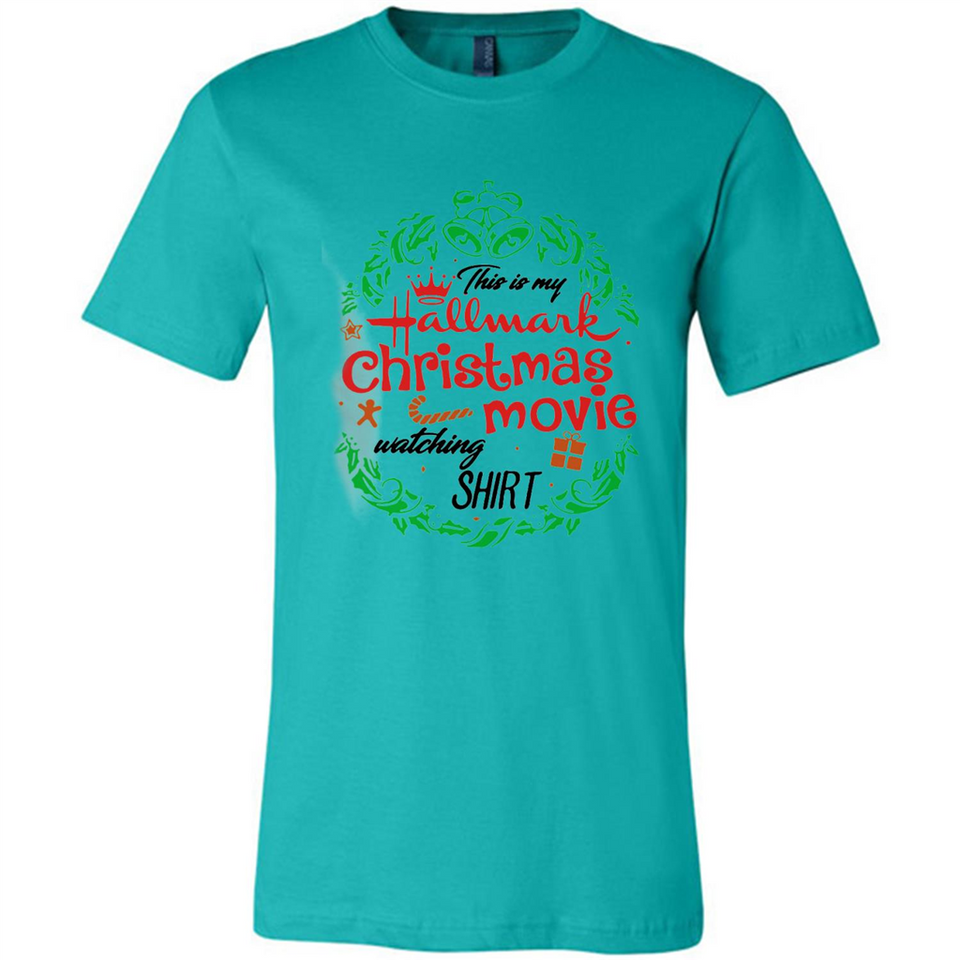 This is My Hallmark-Christmas Movies Watching Sporty T-Shirt - Canvas Unisex T-Shirt