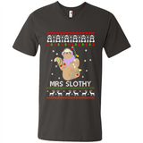 Mrs Slothy Christmas - Men's V-Neck