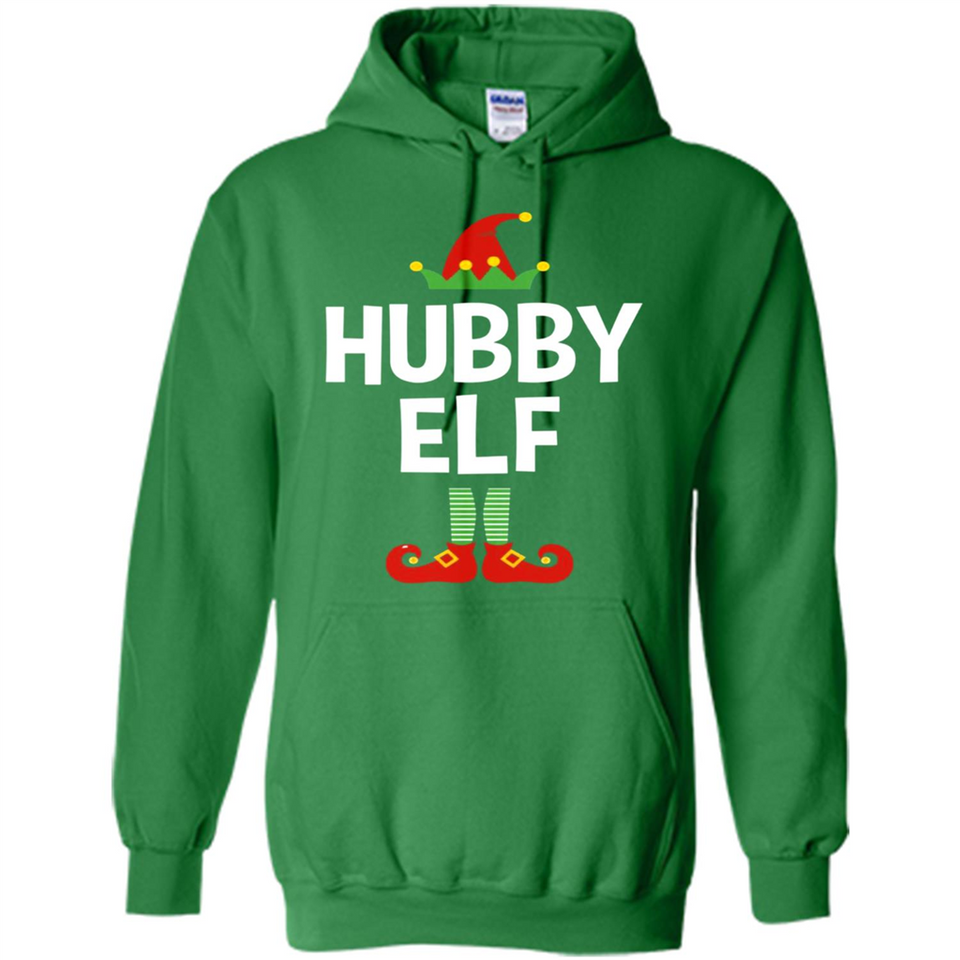 Hubby Elf Shirt - Family Matching Christmas Pajamas - Hoodie