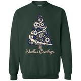 Dallas Cowboys NFL Football Team Logo Christmas Tree T-Shirt - Sweatshirt