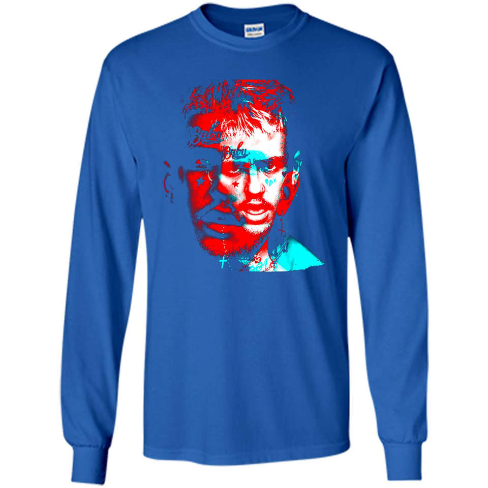Lil Peep Rapper Fan Wear Shirt Ladies' Boyfriend Shirt - Long Sleeve T-Shirt