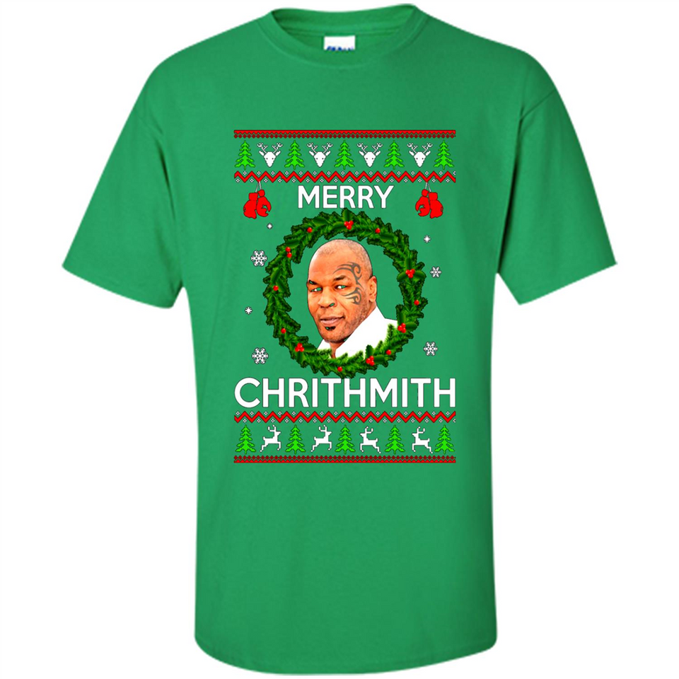 Mike Tyson Merry Chritmith Christmas Sweatshirt PINGPONG