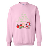Snoopy Merry Christmas with Christmas tree T-Shirt - Sweatshirt