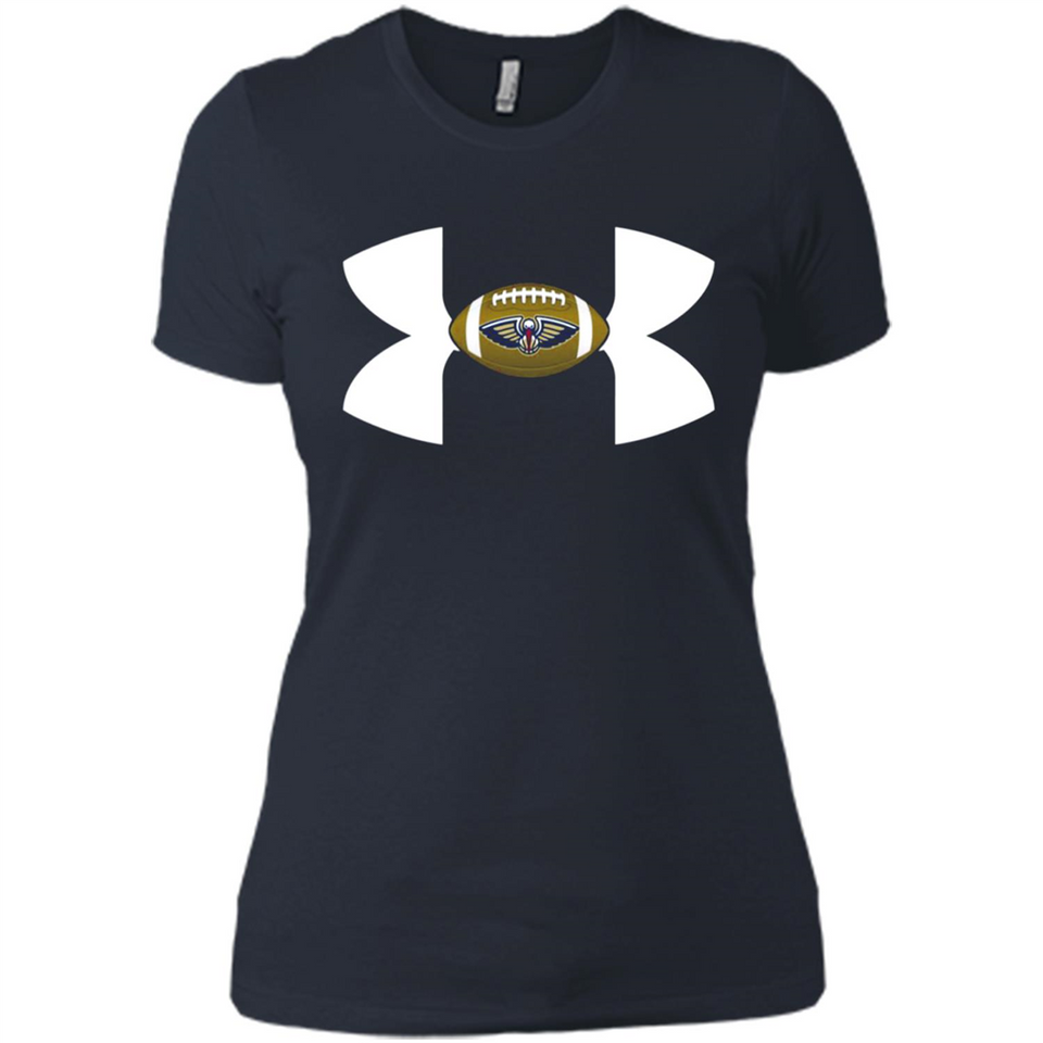 New Orleans Pelicans Under Armour Logo - Ladies' Boyfriend T-Shirt