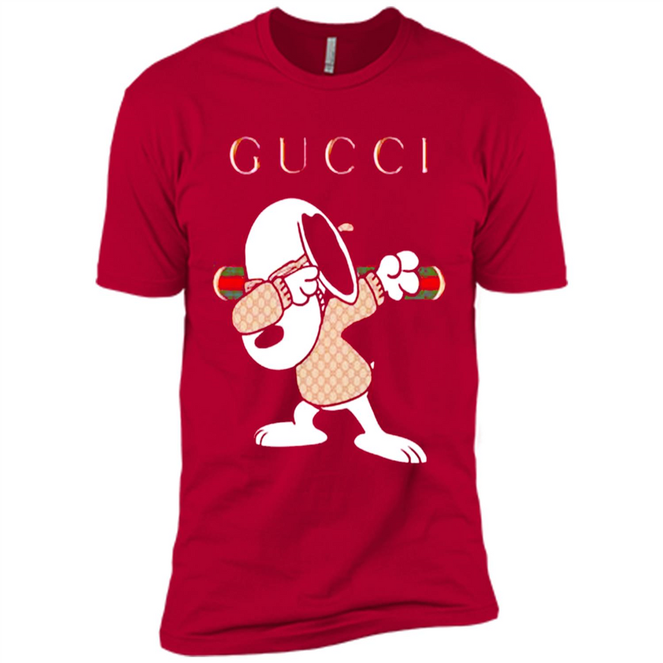 SNOOPY GUCCI DABBING - Premium Short Sleeve T-Shirt