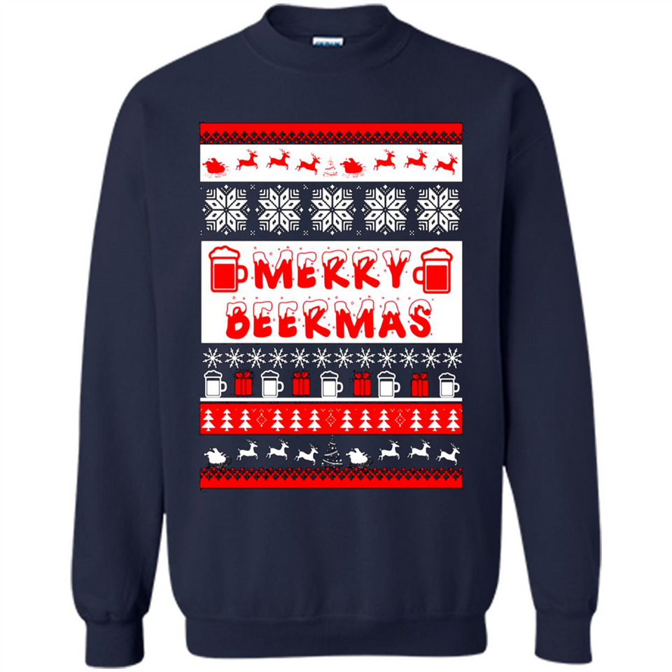Merry Beermas Christmas sweater PINGPONG