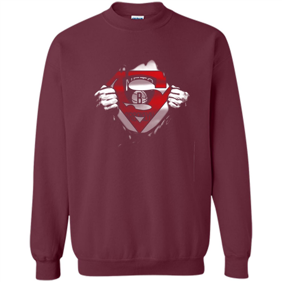 Brooklyn Nets And Superman Fans - Sweatshirt