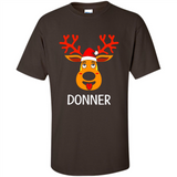 Donner Reindeer Santa Claus Funny Xmas Holiday T-Shirt - Shirt