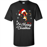Mooey Christmas Cow Santa Christmas Lover Lights Sweatshirt - Shirt