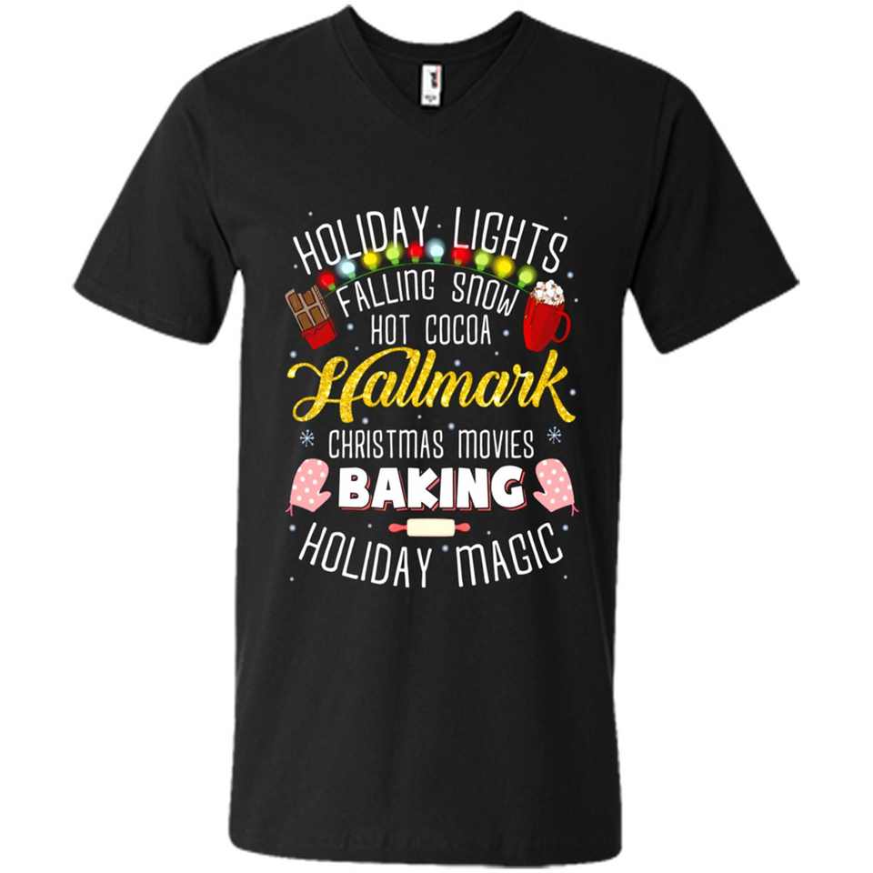 Holiday Lights Falling Snow Hot Cocoa Hallmark Christmas movie