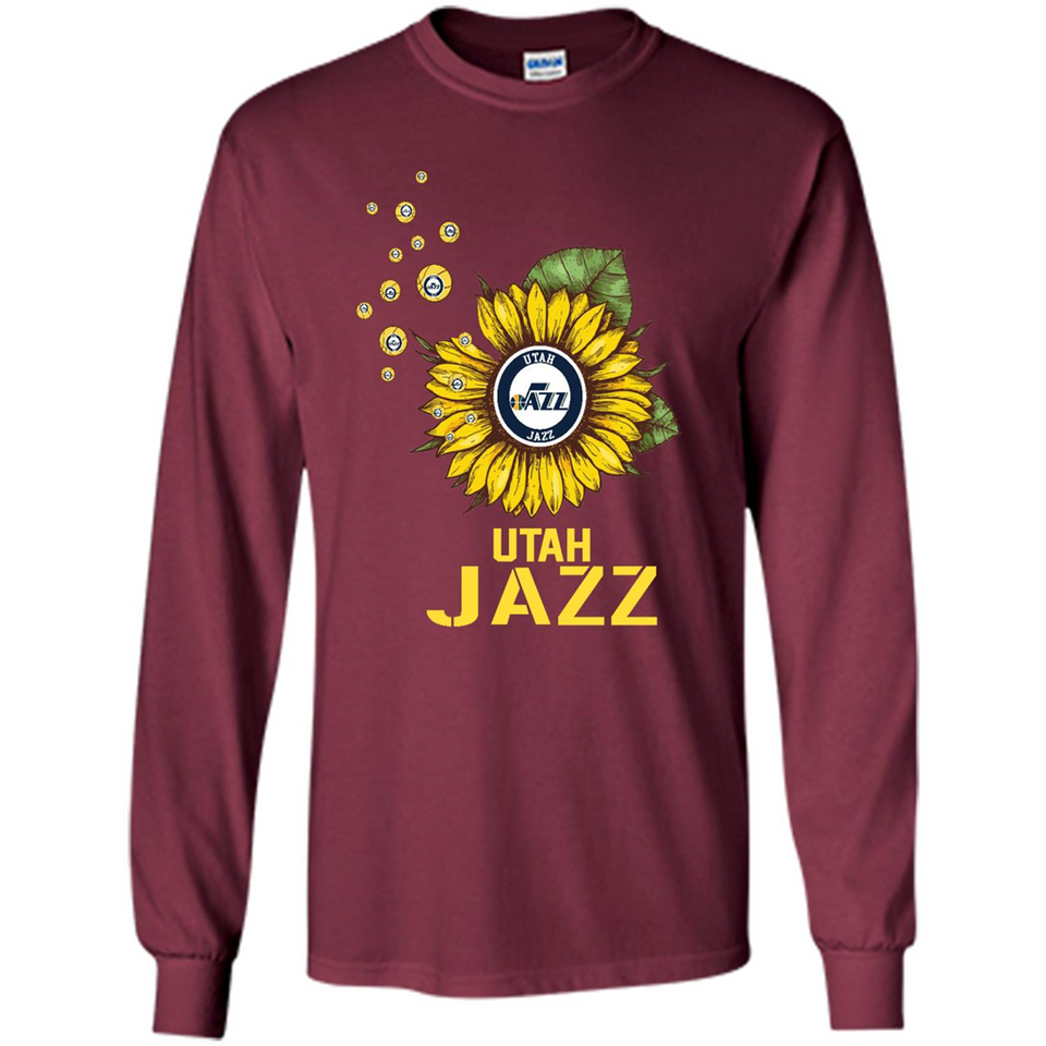 Utah Jazz Basketball Sunflower