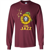 Utah Jazz Basketball Sunflower