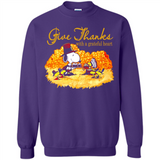 Snoopy Thanksgiving Give Thanks With A Grateful Heart - Sweatshirt