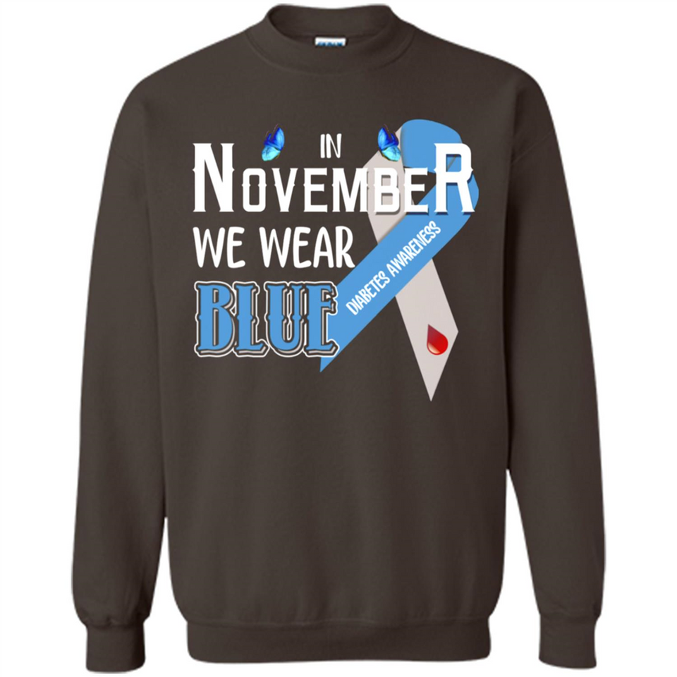 November We Wear Blue Diabetes Awareness