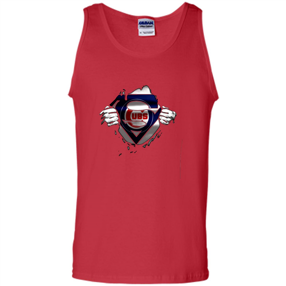 Chicago Cubs And Superman Fans - Tank Top