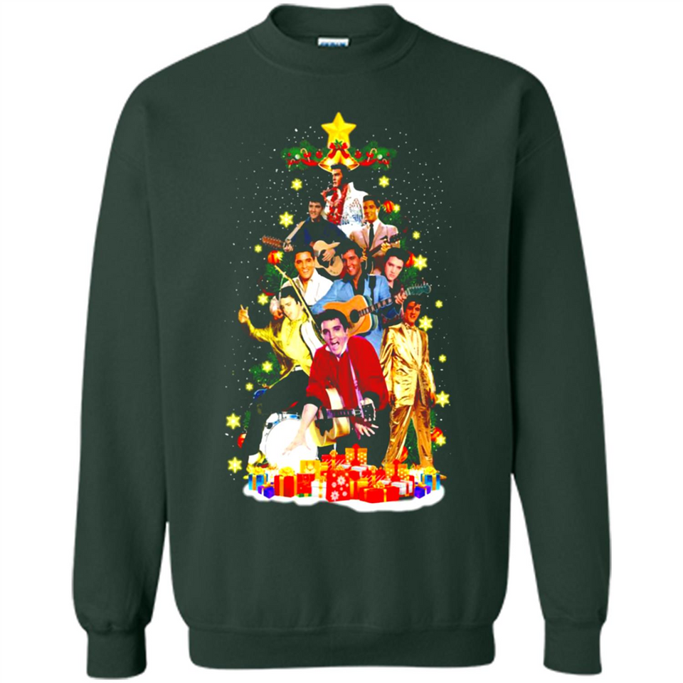 Glitter Rhinestone Christmas Elvis Presley Christmas PING PONG