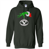 Fantastic Byu Cougars Glitter Grinch Monogram Ornament Christmas Gift - Hoodie