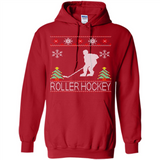 roller hockey Christmas ugly