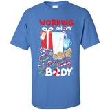 Working On My Santa Body Funny Christmas Gift Sleeve Xmas - Shirt