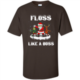 Floss Like A Boss Santa Flossing Dance Funny - Shirt