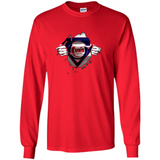 Chicago Cubs And Superman Fans - Long Sleeve T-Shirt