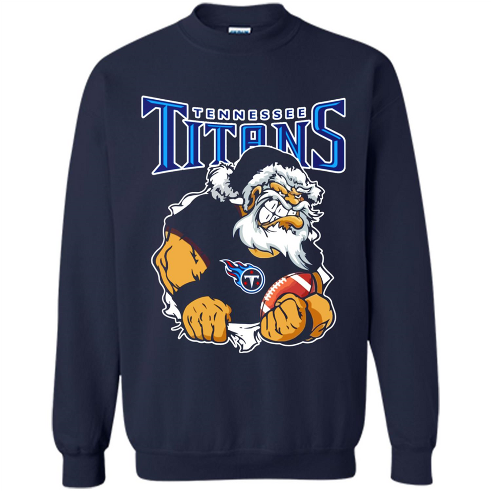 Grumpy Santa Claus Tennessee Titans Football Team PINGPONG
