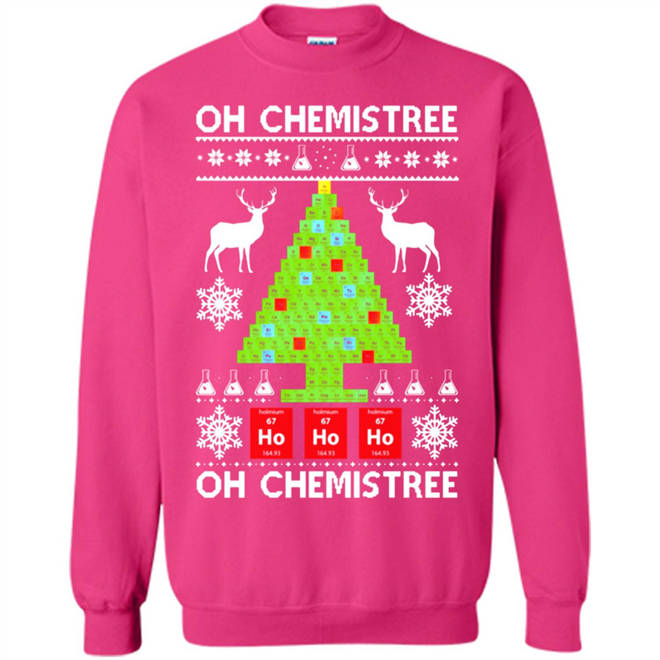 Oh Chemistree, Oh Chemistree Christmas Ugly Sweater - Sweatshirt