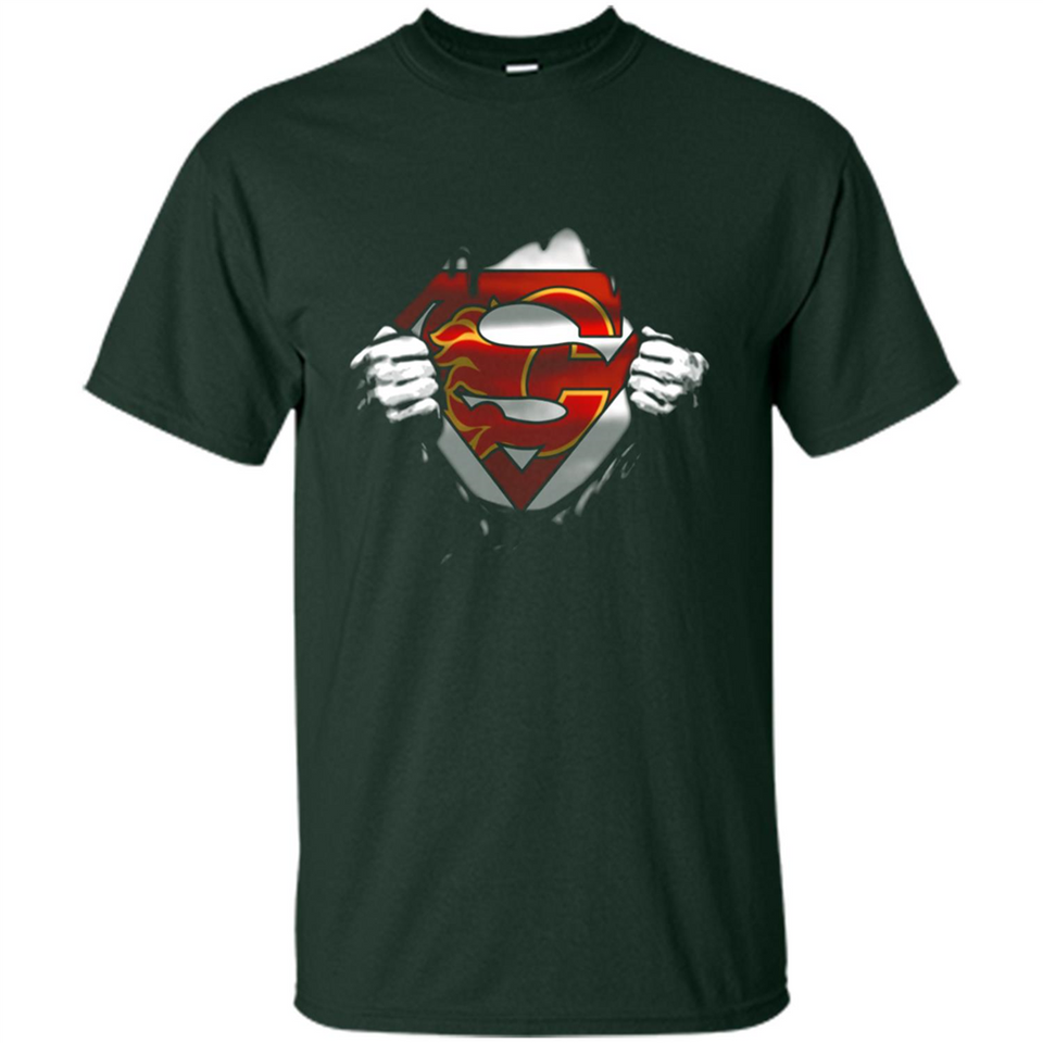 Calgary Flames And Superman Fans - Shirt