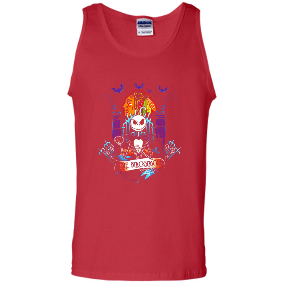 Chicago Blackhawks Halloween The Nightmare Before Christmas - Tank Top