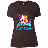 Unicorns are born in Capricorn Birthday Rainbow Gift Custom Ultra Cotton