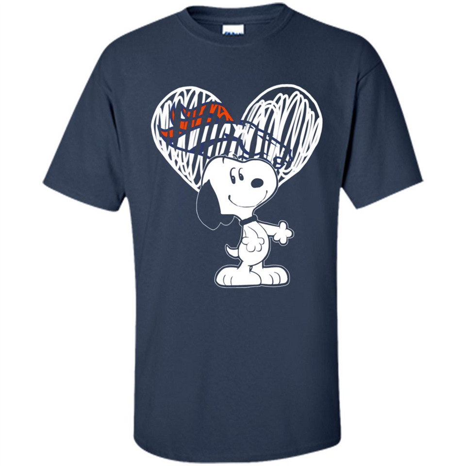 I LOVE DENVER BRONCOS SNOOPY IN MY HEART NFL