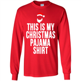 This is my pajama Tshirt Christmas - Long Sleeve T-Shirt