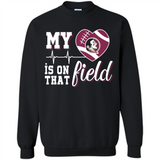 Florida State Seminoles Football My Heart is on that Field - Sweatshirt